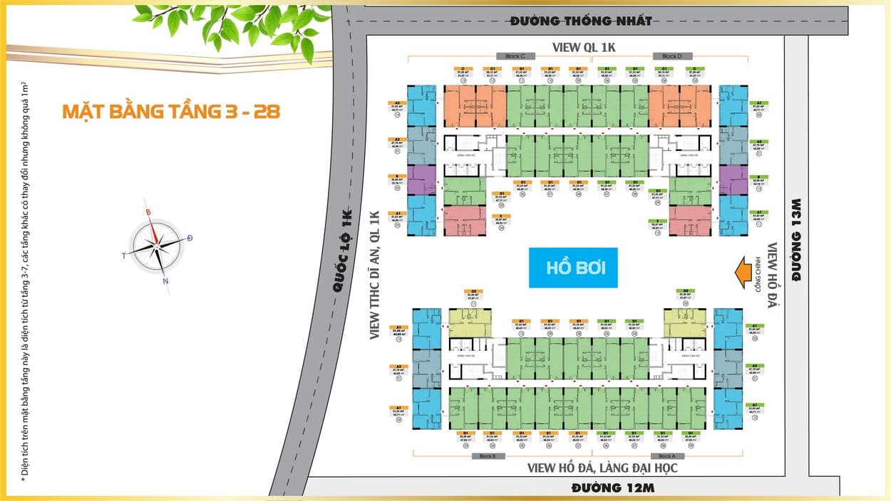 Mặt bằng tầng 3-28